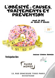 L'obésité : causes, traitements et prévention Maison de l'Esprance Affiche