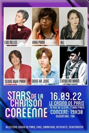 Stars de la chanson coréenne Casino de Paris Affiche