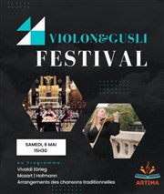 Concert Violon & Gusli Eglise Sainte lisabeth de Hongrie Affiche
