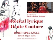 Récital lyrique haute couture Casino Barrire Deauville Affiche