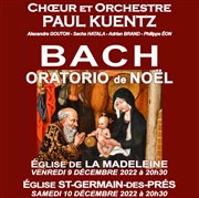 Bach Oratorio de noël | choeur et orchestre de Paul Kuentz Eglise de la Madeleine Affiche