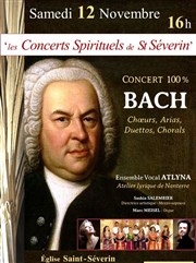 Concert vocal 100 % Bach Eglise Saint Sverin Affiche