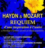 Concert Choeur Interuniversitaire de Paris et La Clef des Chants Ensemble Amphithéâtre Richelieu de la Sorbonne Affiche