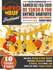 Festival Improneuf 2019 Mairie du 9me arrondissement Affiche