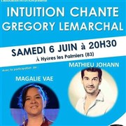 Intuition chante Gregory Lemarchal Jardin de la Mairie de Sauvebonne Affiche
