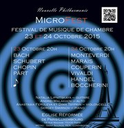 Nouvelle Philharmonie "MicroFest" Eglise de Luxembourg Affiche
