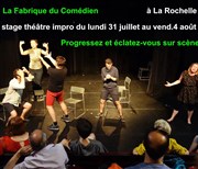 Stage théâtre été adultes Salle culturelle - La Fabrique du Comdien Affiche