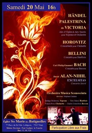 Airs d'Opéra et Airs Sacrés pour Soprano et Orchestre Eglise Sainte Marie des Batignolles Affiche