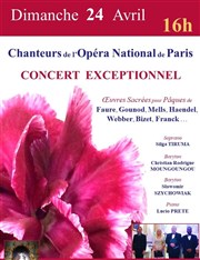 Concert exceptionnel des Chanteurs de l'Opéra National de Paris Eglise Sainte Marie des Batignolles Affiche