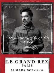 Rufus Wainwright : Unfollow the rules Le Grand Rex Affiche