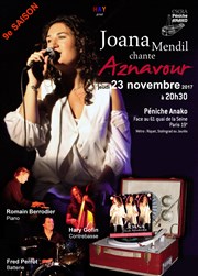 Joana Mendil chante Aznavour Pniche Anako Affiche