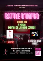 Battle d'impro : la Lipho contre les Impro Momo Divine Comédie Affiche