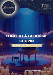 Chopin | Concert à la bougie Cabaret Thtre L'toile bleue Affiche