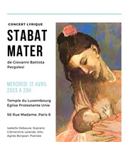 Stabat Mater de Pergolèse | Concert Lyrique Chapelle du Luxembourg Affiche