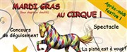 Mardi Gras au Cirque Chapiteau Cheval Art Action Affiche
