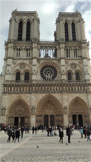Visite guidée : La cathédrale Notre Dame de Paris | Elodie Massé Parvis de Notre Dame de Paris Affiche