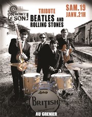 Beatles & Rolling Stones Le Grenier Affiche