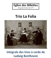 Intégrale des trios de Beethoven Eglise des Billettes Affiche