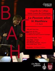 J.S.Bach : La Passion selon Saint Matthieu Chapelle du Collge Saint-Louis-de-Gonzague Affiche