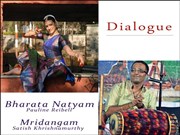 Dialogues Bharata Natyam et Mridangam Centre Mandapa Affiche