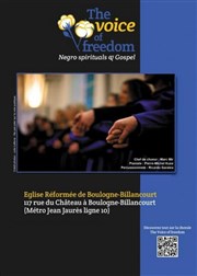 The voice of freedom Eglise rforme de Boulogne Billancourt Affiche