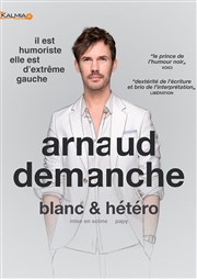 Arnaud Demanche dans blanc & hétéro Le Darcy Comdie Affiche