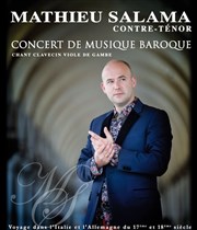 Mathieu Salama contre-ténor : Arias baroques Cathdrale de Bourges Affiche
