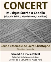 Musique Sacrée a Capella Eglise Saint-Christophe de Javel Affiche