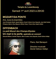 Mozart + Offenbach Temple du Luxembourg Affiche