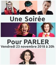Une soirée pour parler Centre Paris Anim' Les Halles Le Marais Affiche