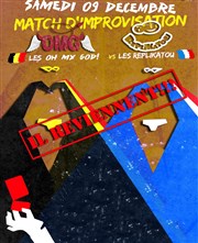Match d'improvisation : Paris vs Namur Centre d'animation Ken Saro-Wiwa Affiche
