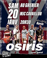 Osiris cover band Oasis Le Grenier Affiche