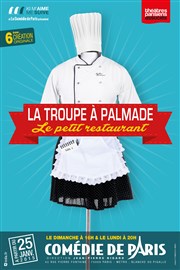 La Troupe à Palmade dans Le Petit Restaurant Comdie de Paris Affiche