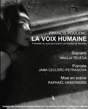 Opéra La Voix Humaine | précédé du cycle pour piano Les Soirées de Nazelles La scne Affiche
