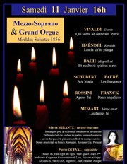 Récital mezzo-soprano & grand orgue Merklin-Schutze 1856 Eglise Saint-Eugne Sainte-Ccile Affiche