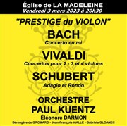 Orchestre Paul Kuentz : Prestige du violon Eglise de la Madeleine Affiche