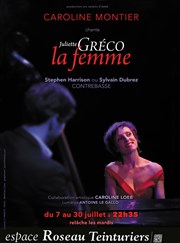 Caroline Montier chante Juliette Gréco : La Femme Espace Roseau Teinturiers Affiche