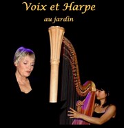 Voix et harpe au jardin L'Agora Affiche