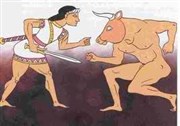 Dionysos ou la revanche du Minotaure La Boite  Rire Affiche