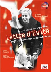 Lettre d'Evita Thtre Francis Gag - Grand Auditorium Affiche
