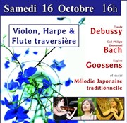 Debussy , Bach... Et mélodies Japonaises Traditionnelles Eglise Saint Andr de l'Europe Affiche