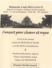Concert choeur et orgue Salle de la Coupole Affiche