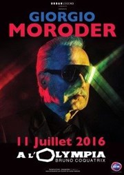 Giorgio Moroder L'Olympia Affiche