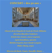 Didier Matry : Concert des trente ans ! Chapelle de l'Ecole Militaire Affiche