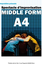 Impro Middle form : le A4 Thtre de la Cit Affiche
