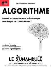 Algorithme Le Funambule Montmartre Affiche
