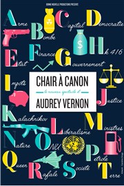 Audrey Vernon dans Chair à canon Thtre du Rempart Affiche
