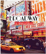 Broadway : la comédie musicale Improvisée Caf Thtre de l'Accessoire Affiche