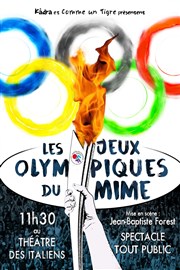 Les Jeux Olympiques du Mime Thtre des italiens Affiche