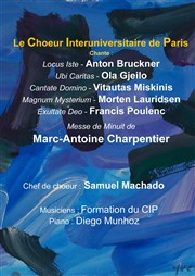 Concert du Choeur Interuniversitaire de Paris Eglise Saint Louis en l'le Affiche